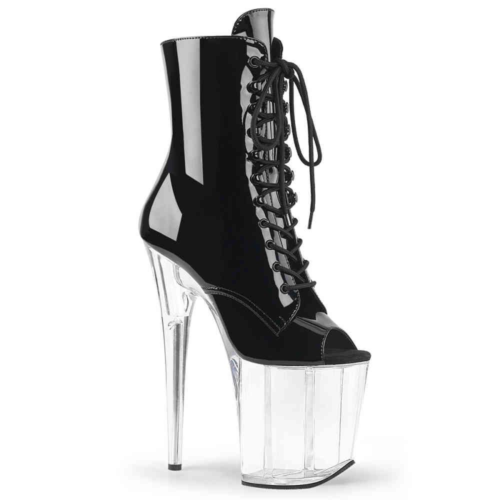 Pleaser - FLAMINGO1021 Bottes de plateforme, Pole dance chaussures - Chaussures de pole dance - Noir Product image